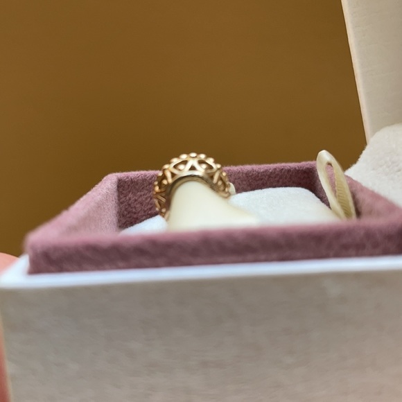 Pandora 14k Yellow Gold Openwork Gilded Cage Bead - Picture 4 of 8